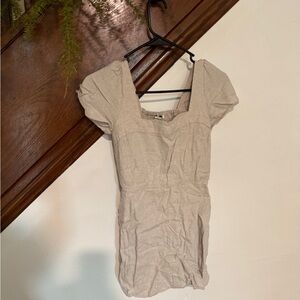 Abercrombie & Fitch Cream Mini Dress
